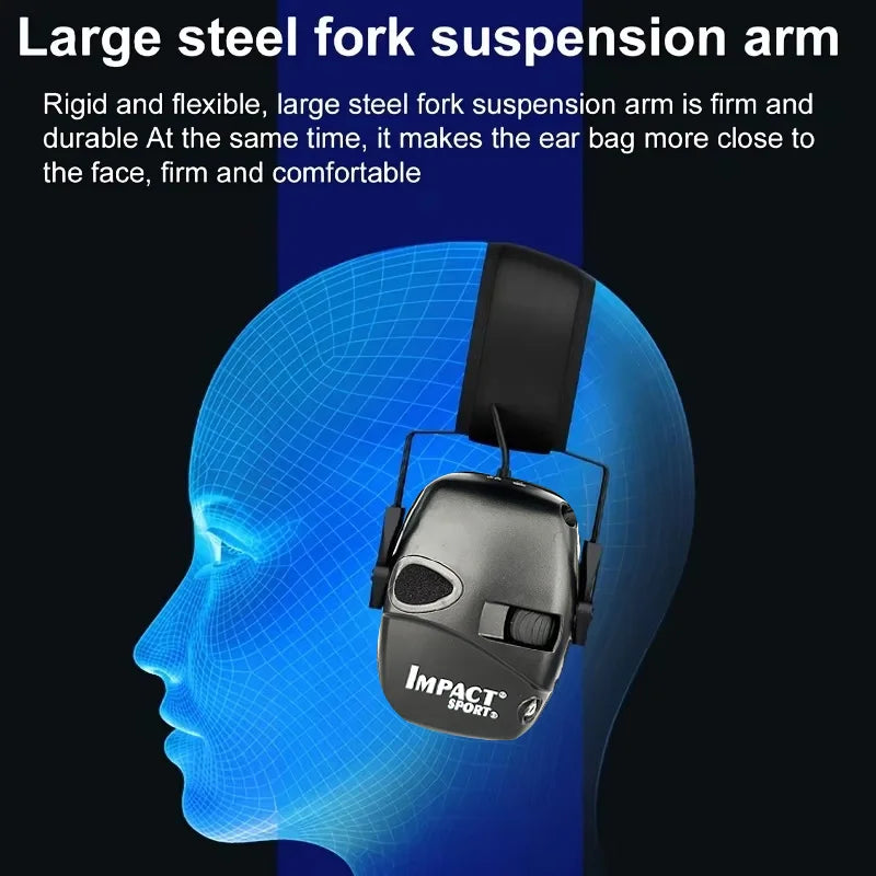 Taktiskt brusreducerande hörselskydd för skytte och träning MILA Sverige