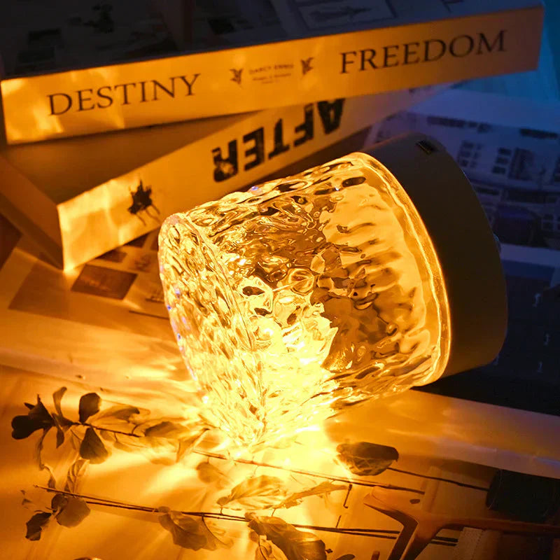 Carvallo LuminaraWave | RGB-vattenglans | Fjärrkontroll & USB-drift | 16 färger Carvallo