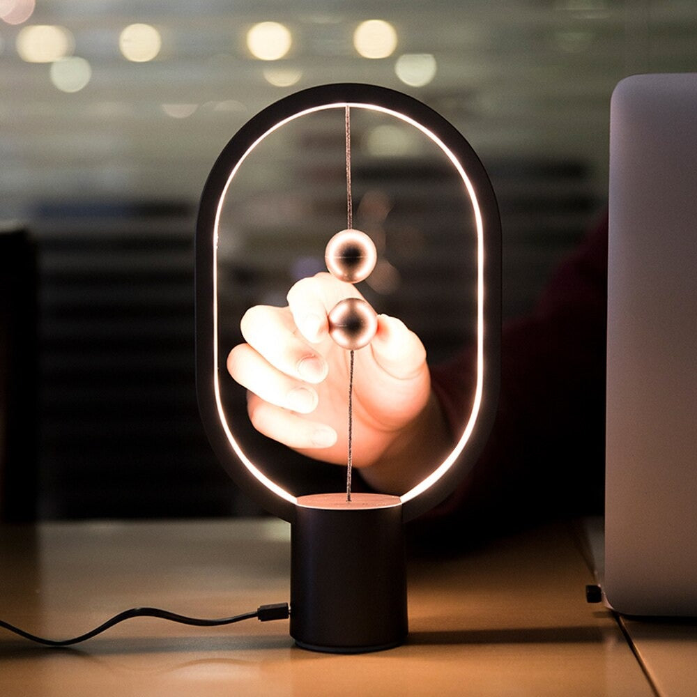 Magnetisk LED Bordslampa – Färgskifte & Fjärrkontroll | Bordslampa i Modern Design Hemnix