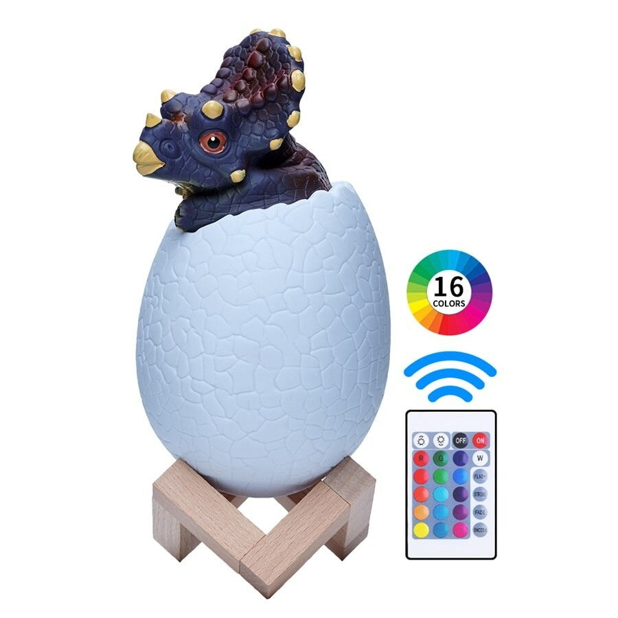 Dinosaur sänglampor för barn med 16 färgalternativ Carvallo