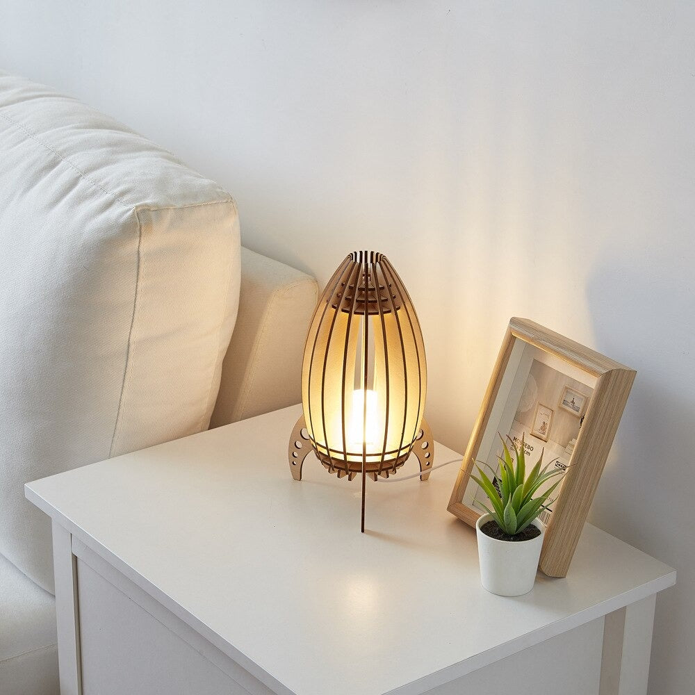 RocketLight Bordslampa – Retro Raketlampa i Edison stil Hemnix
