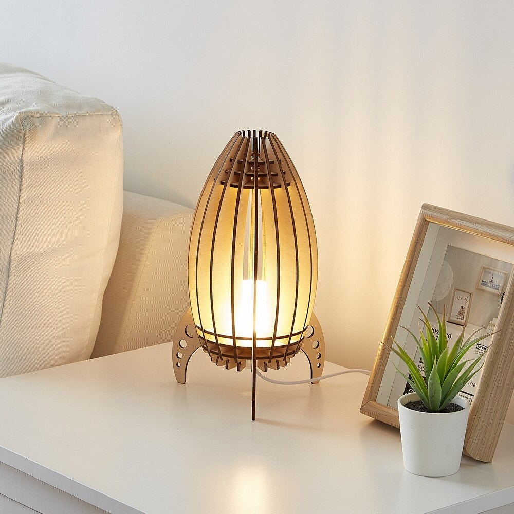 RocketLight Bordslampa – Retro Raketlampa i Edison stil Hemnix