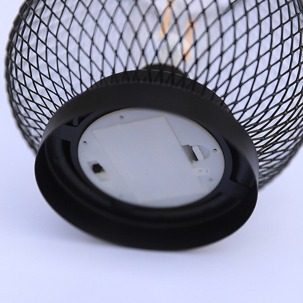 Cage Industriell Sängsänglampa med LED, Sladdlös Design Carvallo