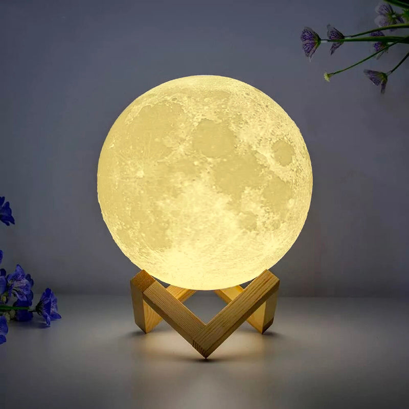 Minimalistisk Tryckkänslig Måne Sänglampa LED Glöd Carvallo