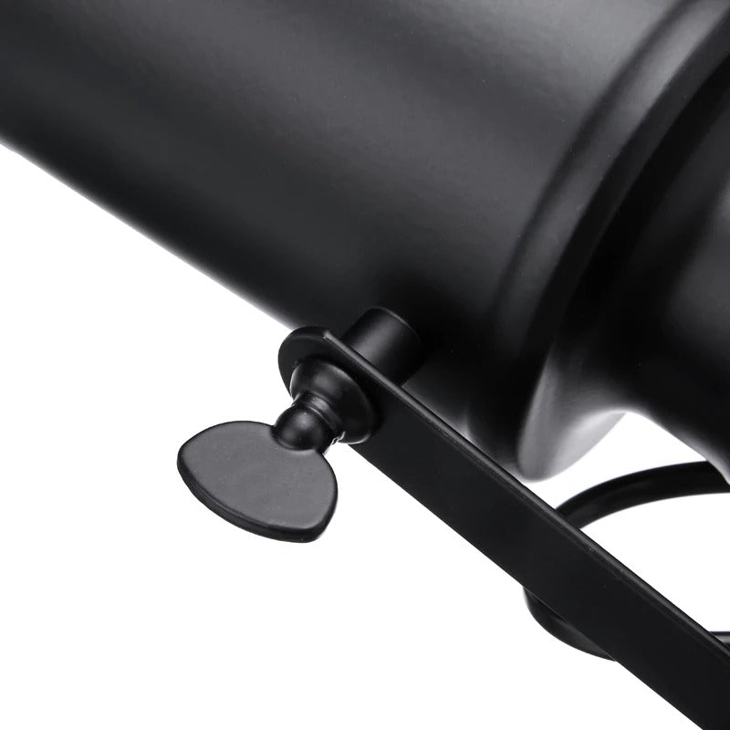 Vintage Industriell Väggen Sänglampa med Metallstruktur Carvallo