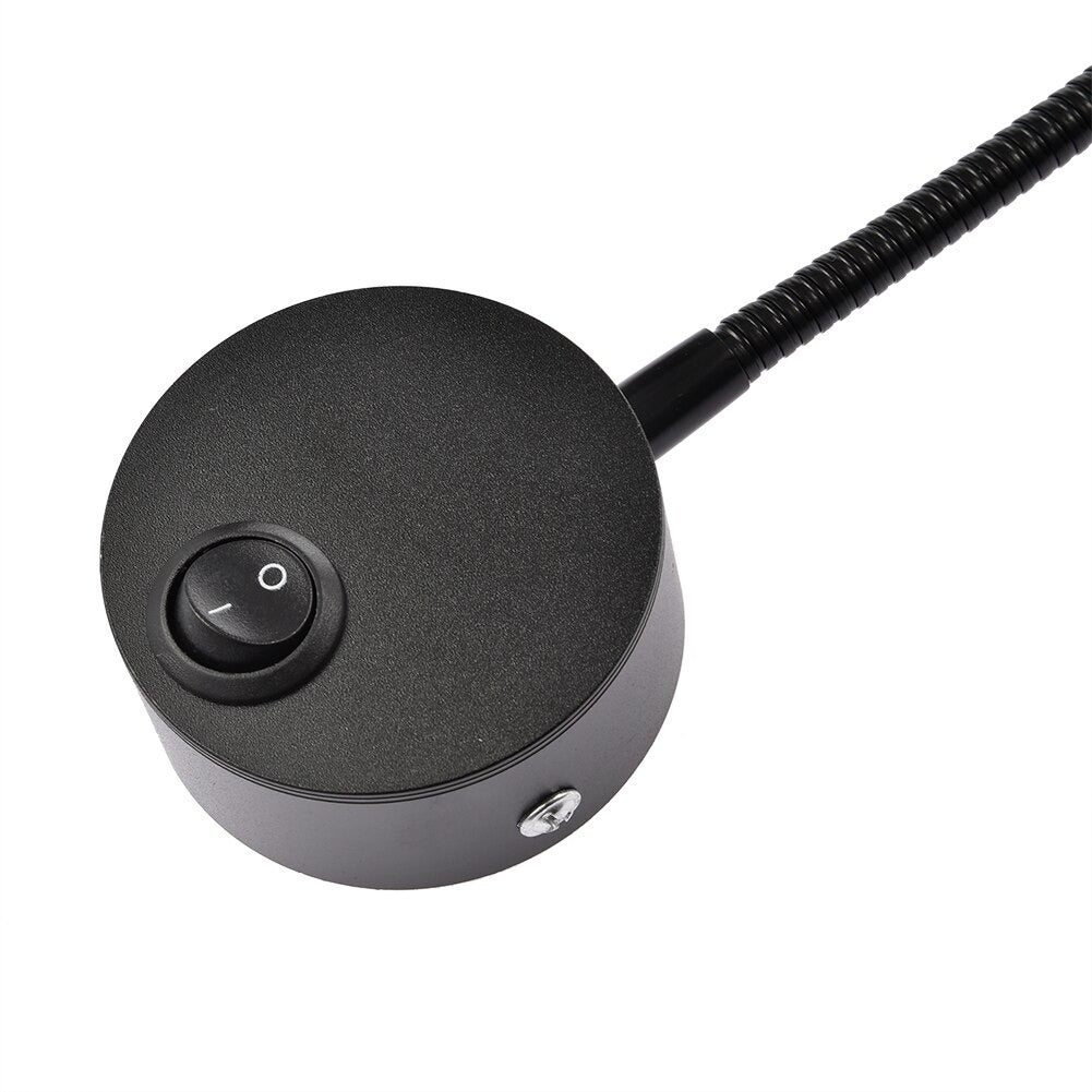 Rund LED Vägg Sänglampor med Flexibel Design och Mjuk Ljus Carvallo