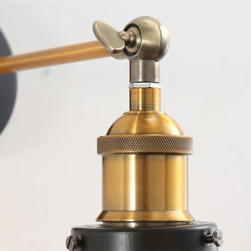 Vintage Glas Väggsänglampa i Klassisk Design Carvallo