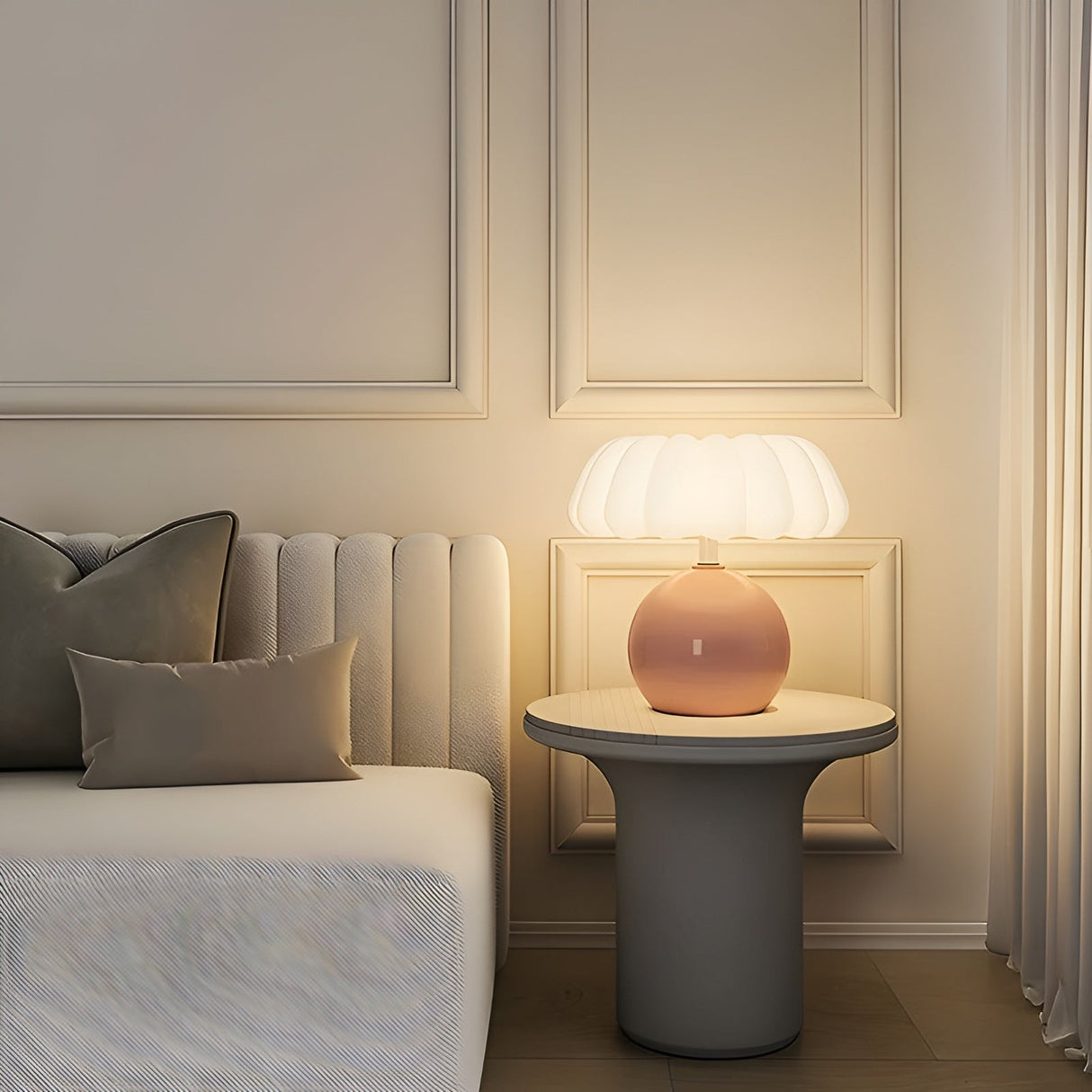 MushroomCharm Light - Bekväm ögonvänlig nattduksbordslampa för barn Carvallo