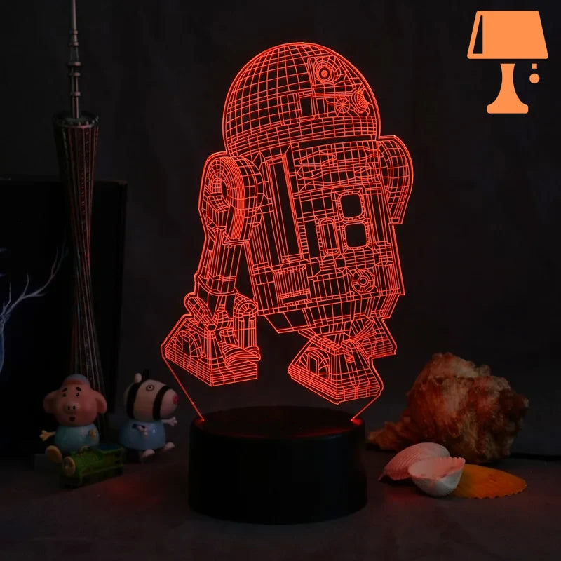 Carvallo - Legendarisk Sci-Fi-glödlampa för Star Wars-fans och -samlarobjekt Carvallo