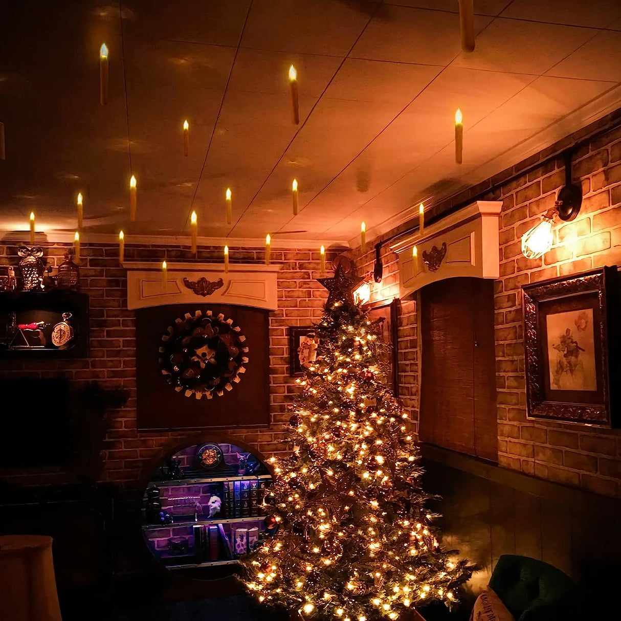 LED-ljus hängande set med fjärrkontroll Carvallo