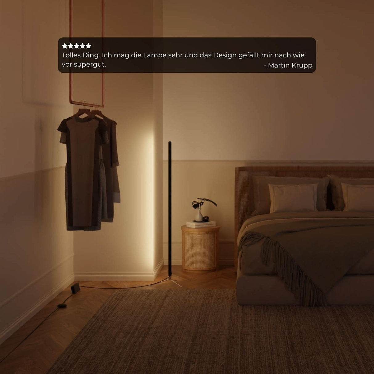 Levana Designer Golvlampa Carvallo