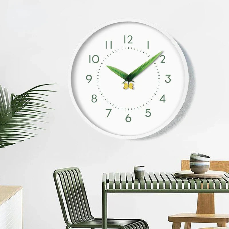 NatureTick – Konstnärlig väckarklocka med ljudlös mekanism för naturliga inredningstillbehör Carvallo