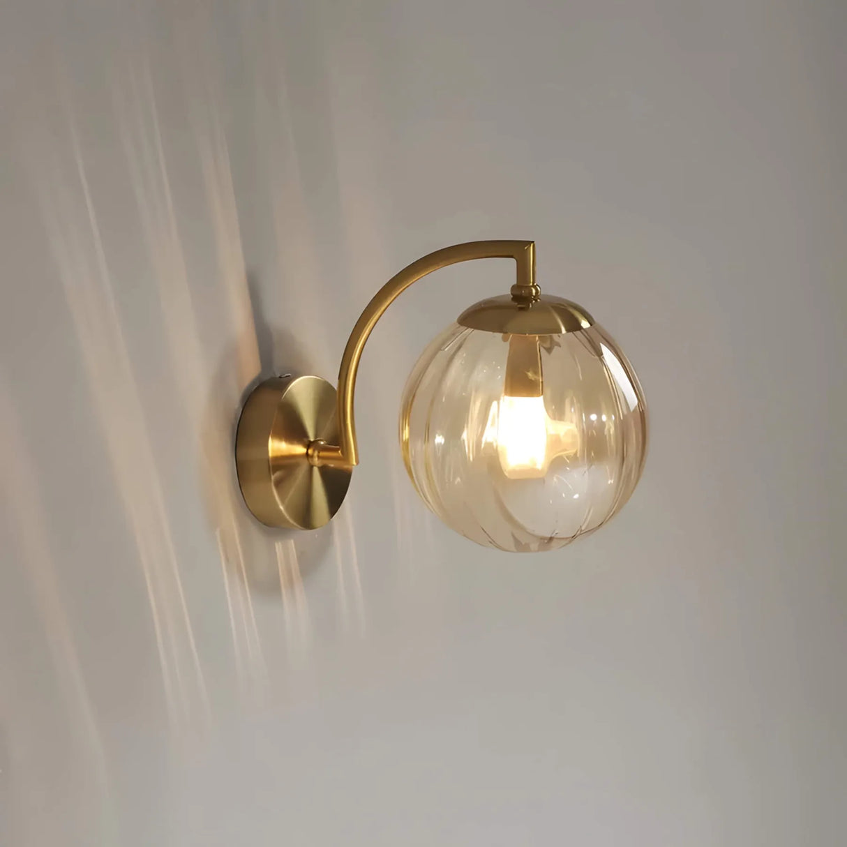 ColorBreeze Light – Minimalistisk LED-Glas Vägglampa Carvallo