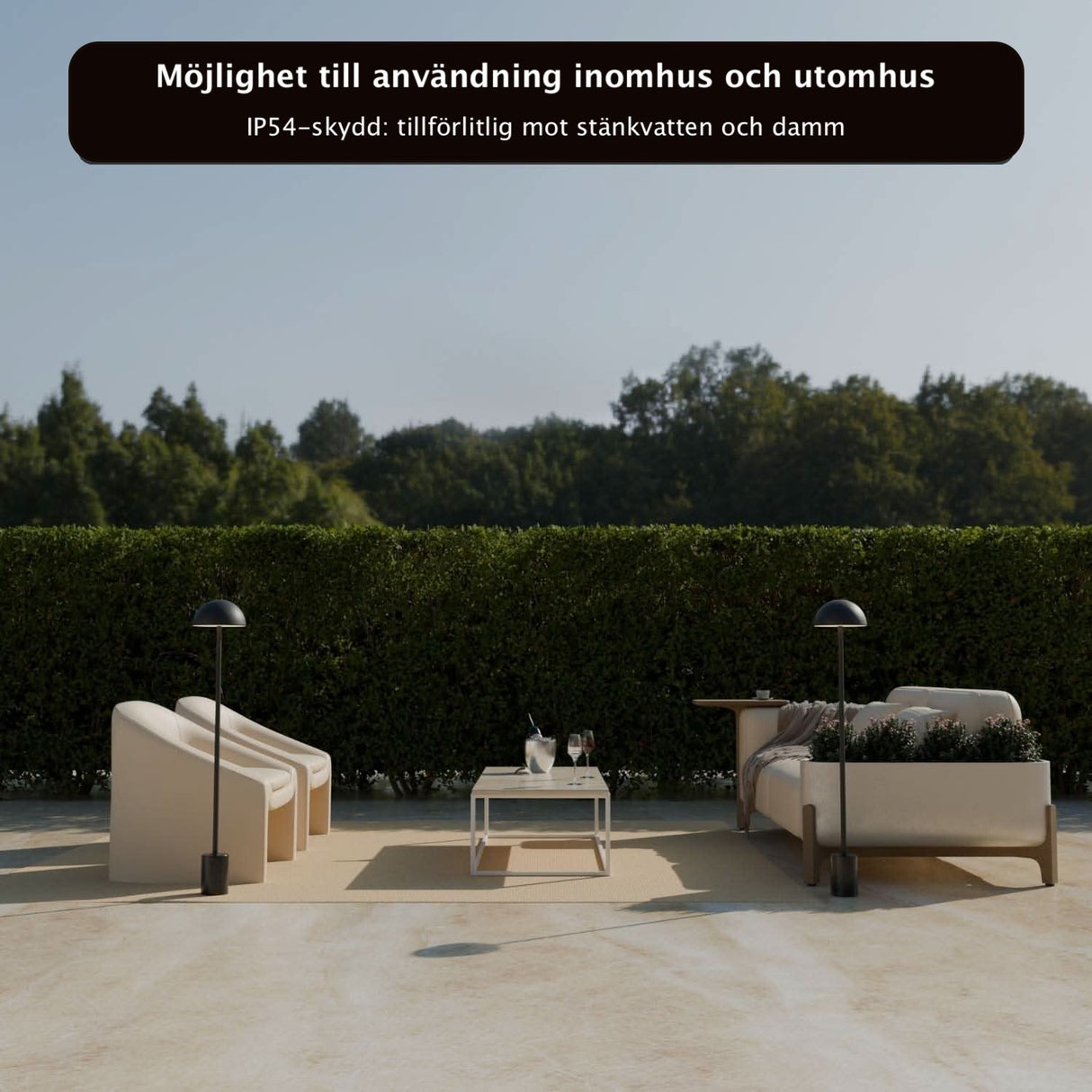 Aurora Batteridriven Golvlampa Carvallo