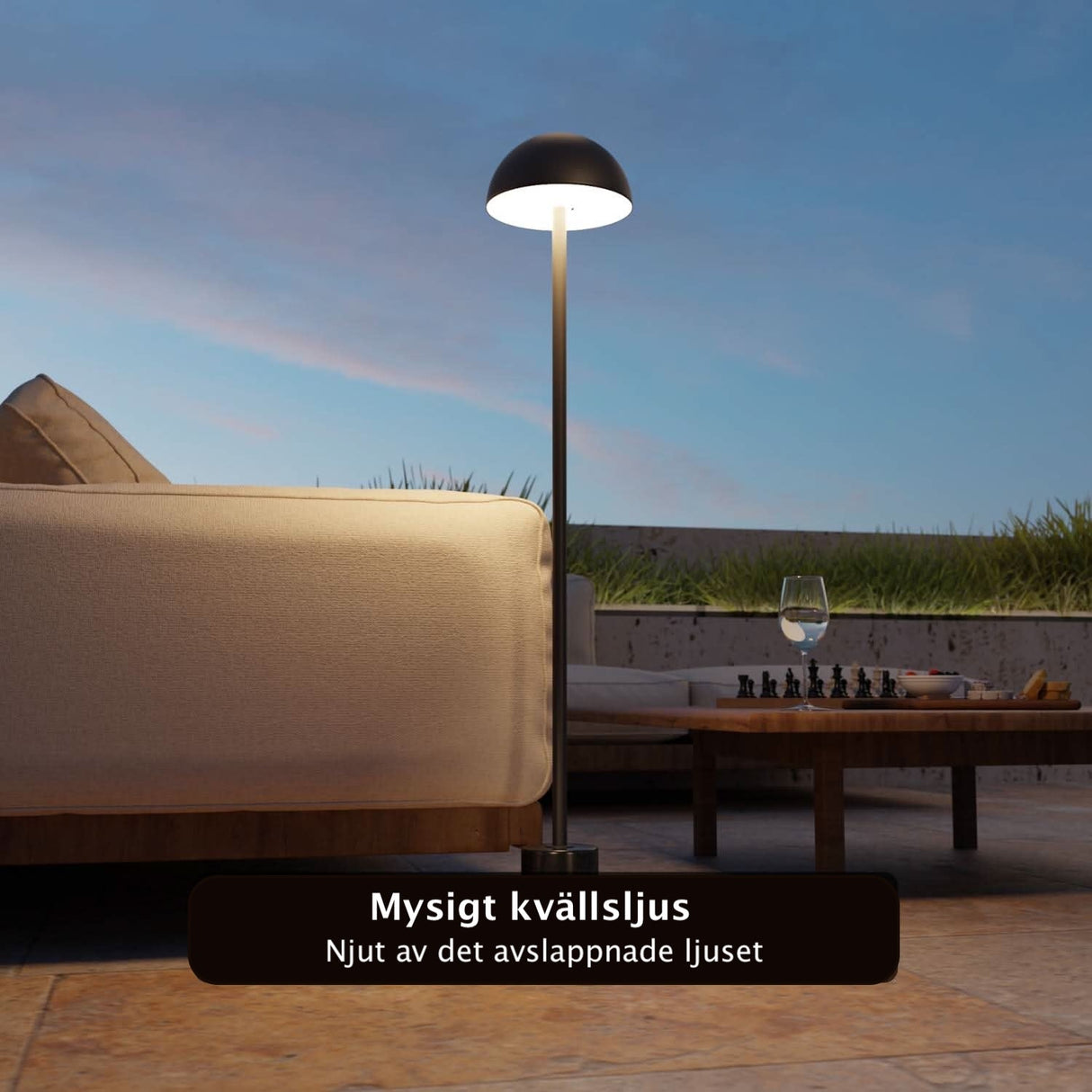 Aurora Batteridriven Golvlampa Carvallo