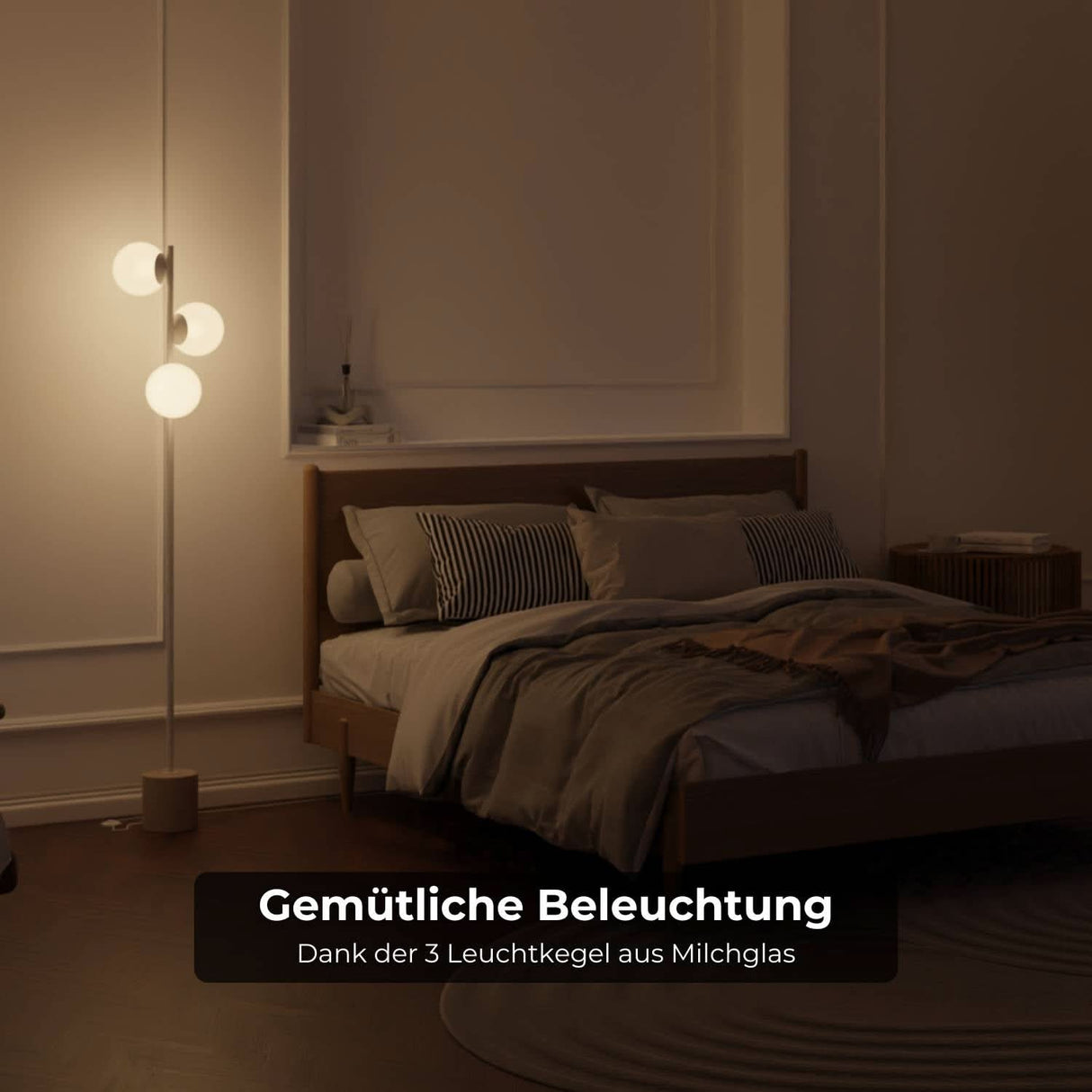 Rovea Designer Golvlampa Carvallo