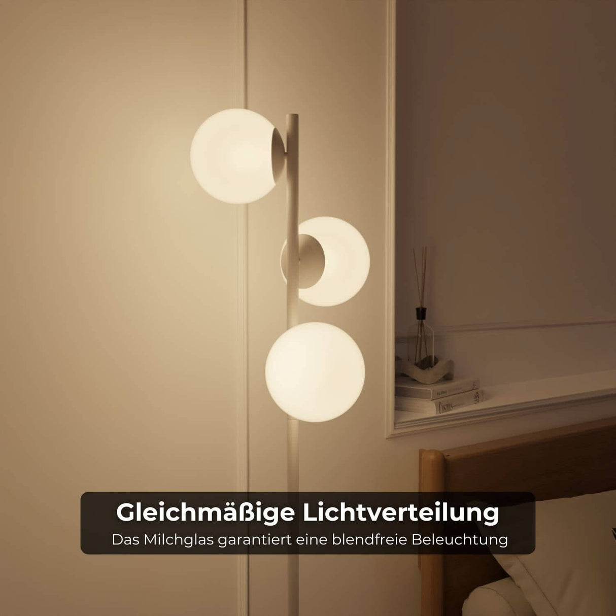 Rovea Designer Golvlampa Carvallo