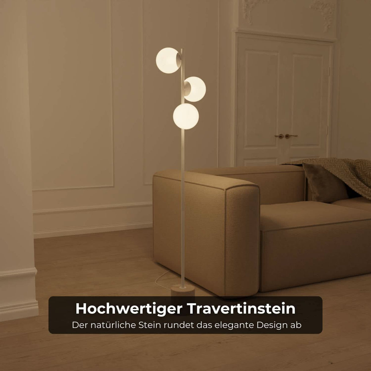 Rovea Designer Golvlampa Carvallo