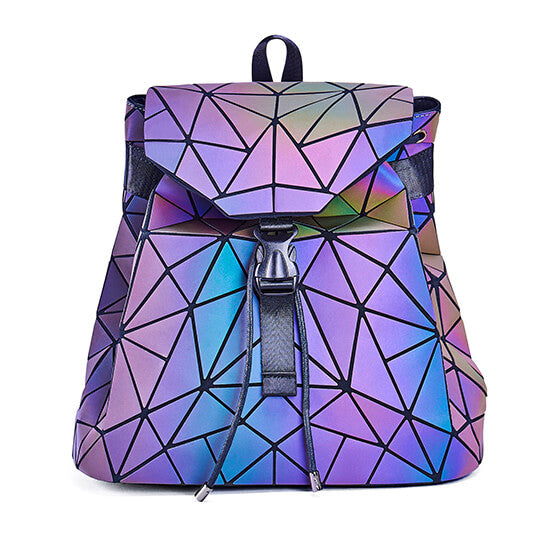Luminös geometrisk ryggsäck-Accessories-Hemnix-Den lysande triangeln-36cmX13cmX32cm-Hemnix