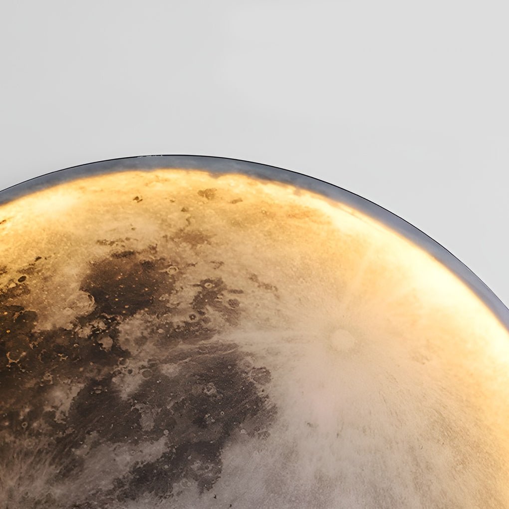 Måne Väggkonst LED-Ljus för Sovrum Carvallo