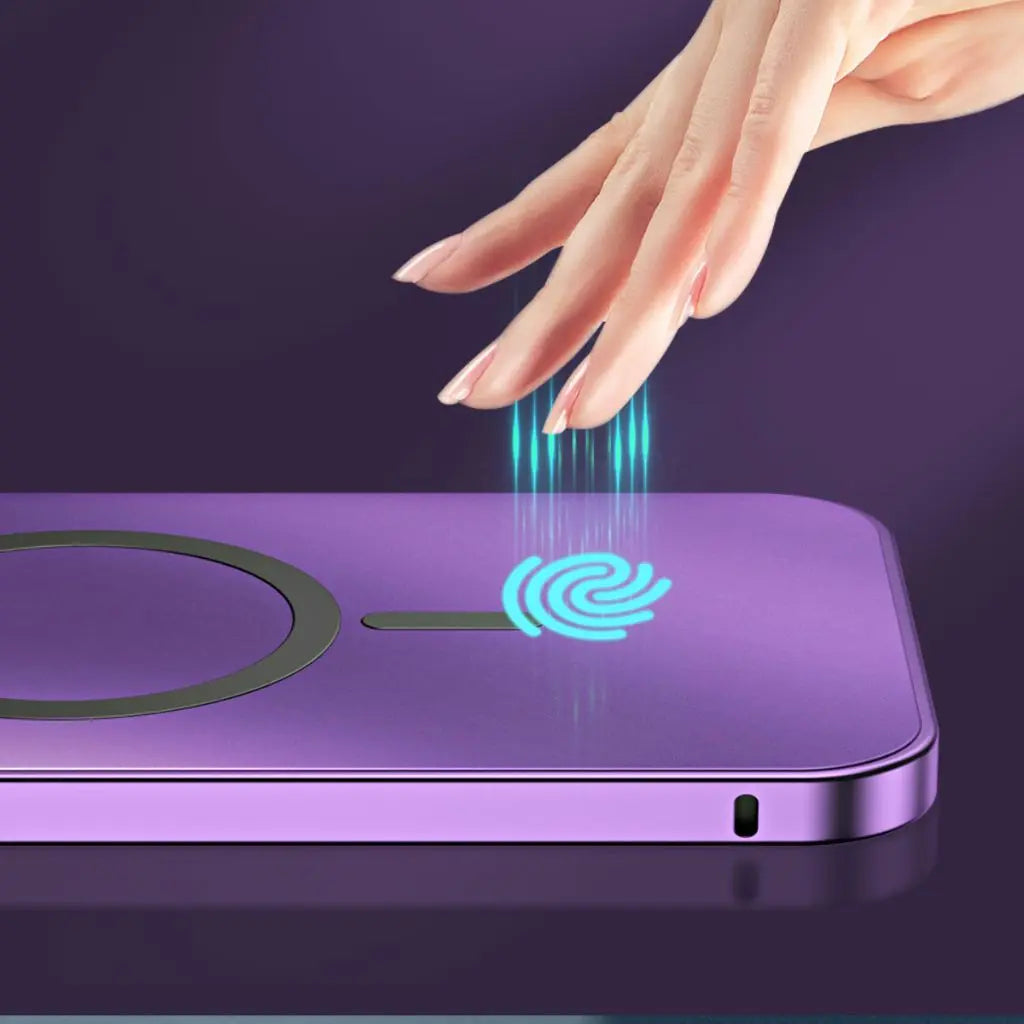 Telefonfodral Magnetiskt Metall MagSafe Kompatibelt Omslag Carvallo