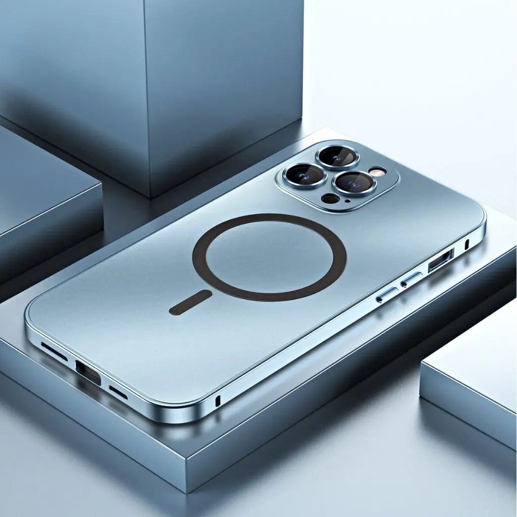 Telefonfodral Magnetiskt Metall MagSafe Kompatibelt Omslag Carvallo