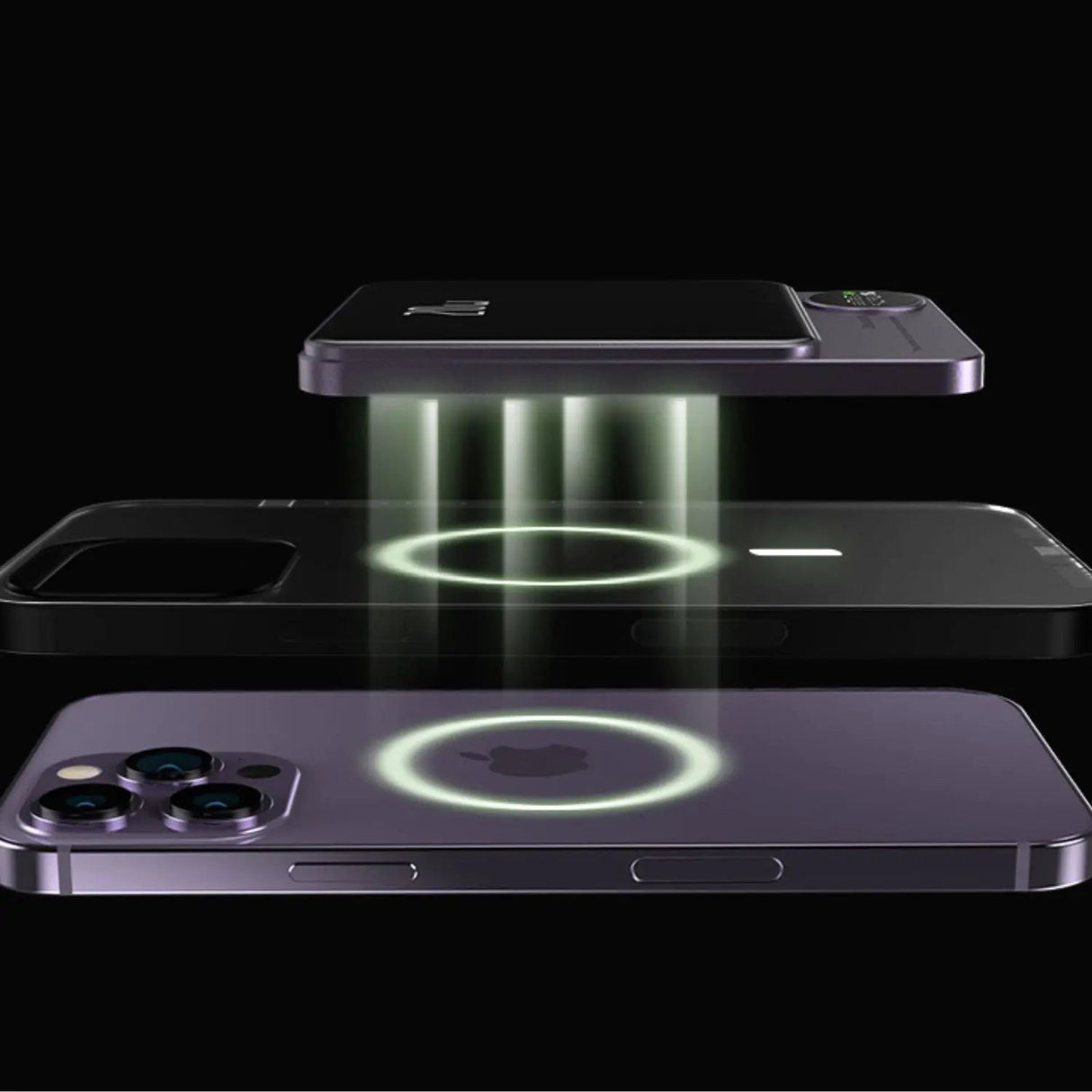 Power Bank Slim Trådlös Magnetisk Laddare Carvallo