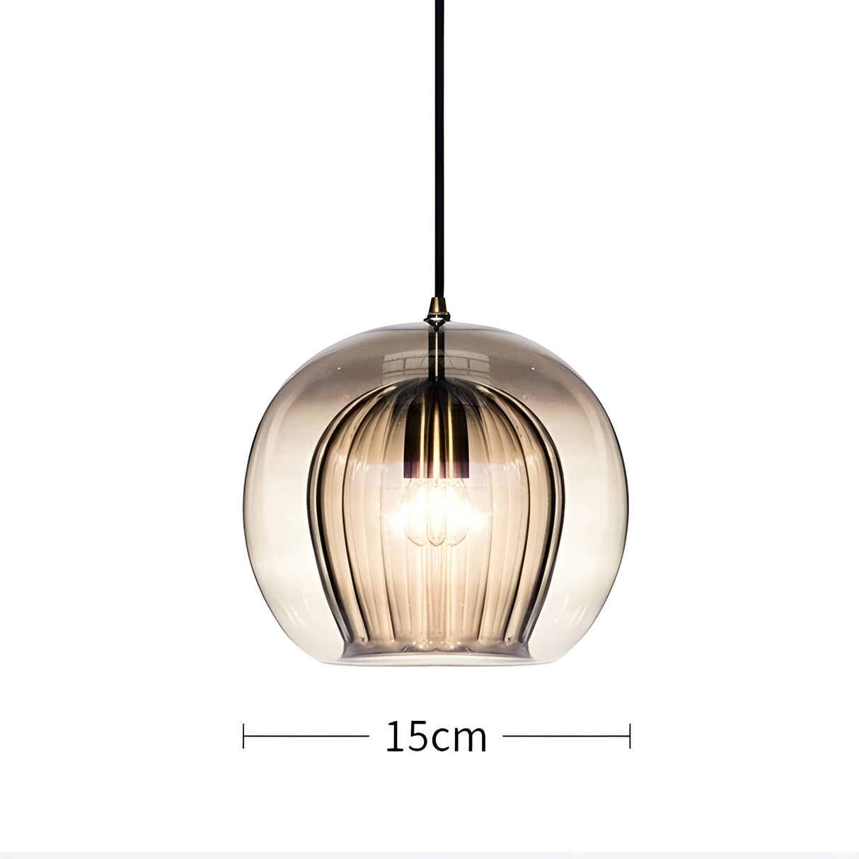 FrostedGlow Light – Modern Glaspendellampa Carvallo