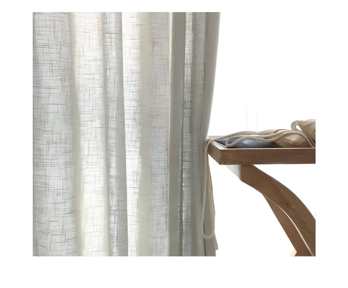 HikariVeil Gardiner - Japansk Stil Halvgenomskinliga Integritetsgardiner Carvallo