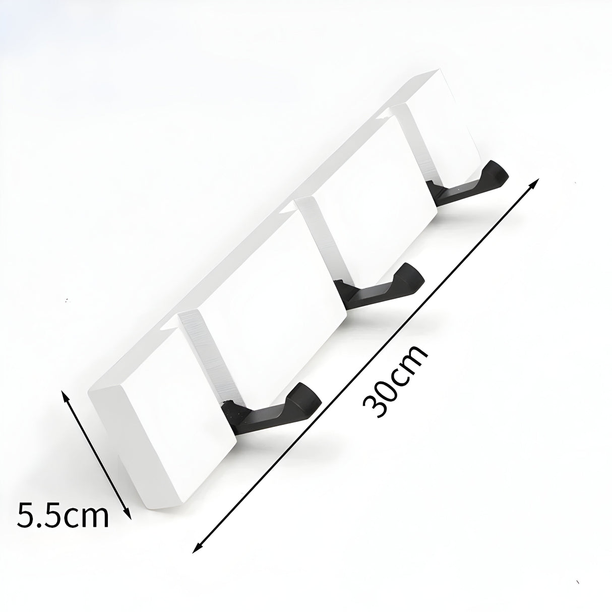 NordicHang Krok – Väggmonterad Träbadkroka Carvallo