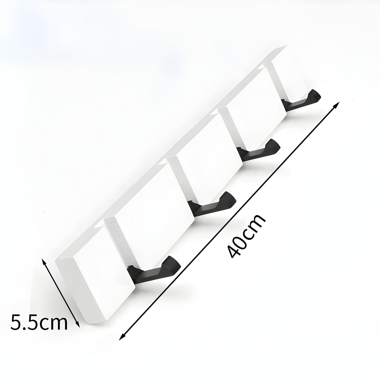 NordicHang Krok – Väggmonterad Träbadkroka Carvallo