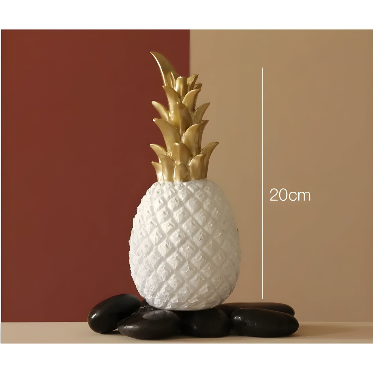 PineGlow Decor - Dekorativ Ananas-Ananas-Vardagsrumsdekor Carvallo