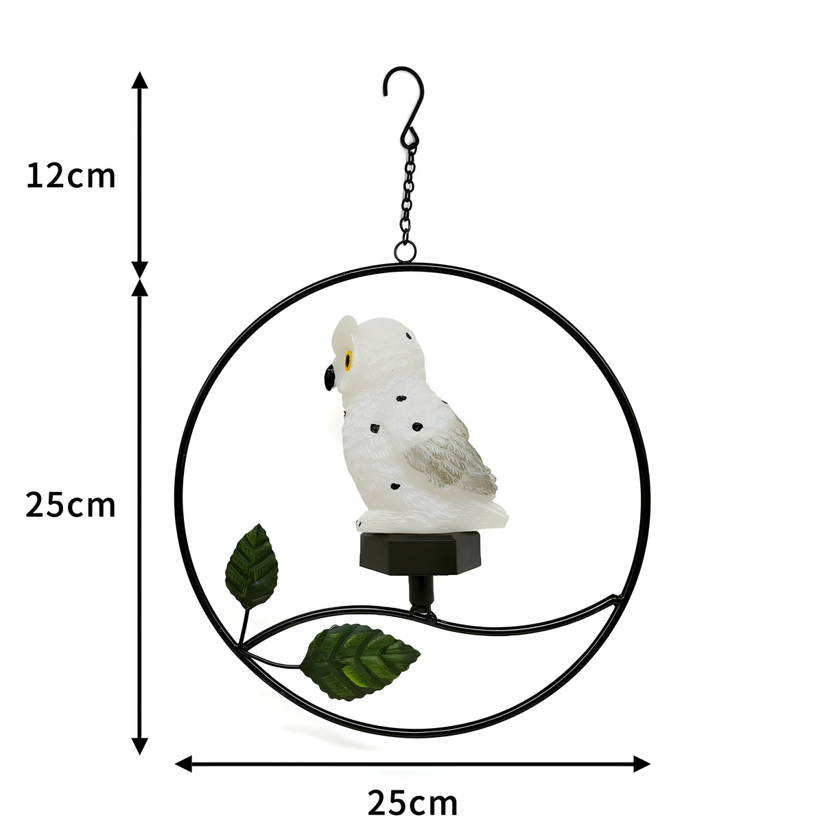 LumiOwl Light - Solcellsdriven Hängande Uggleljus Carvallo