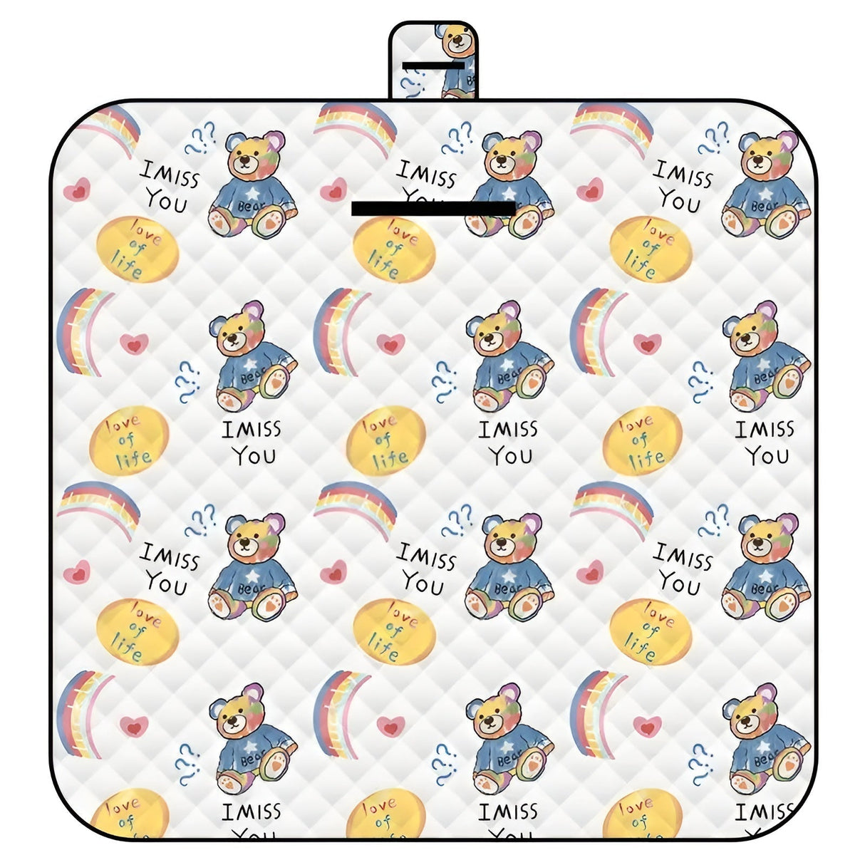 Carvallo Baby-lekmatta Wanderlino | Polstret & Vattentät | För Utomhus & Hemma | Inkl. Bärväska Carvallo