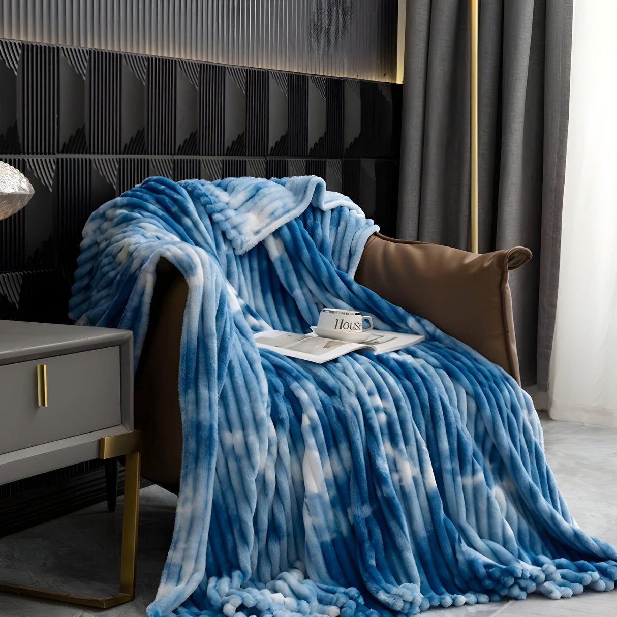 FlannelDream Blanket - Tie Dye Flanell Fleece-Blanket Carvallo