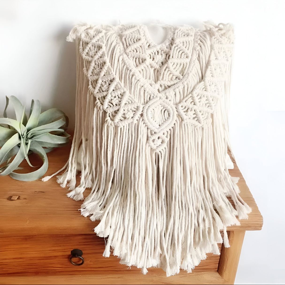 LushWeave Cover - Handgjord bohemisk kuddfodral Carvallo