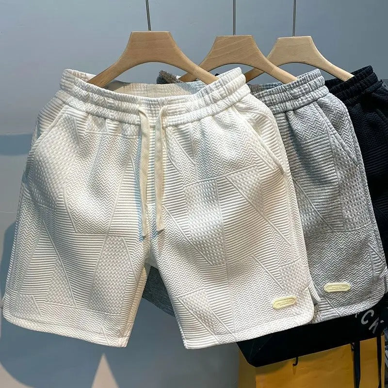 Sportshorts med vågmönster för män-Bellasverige-Hemnix