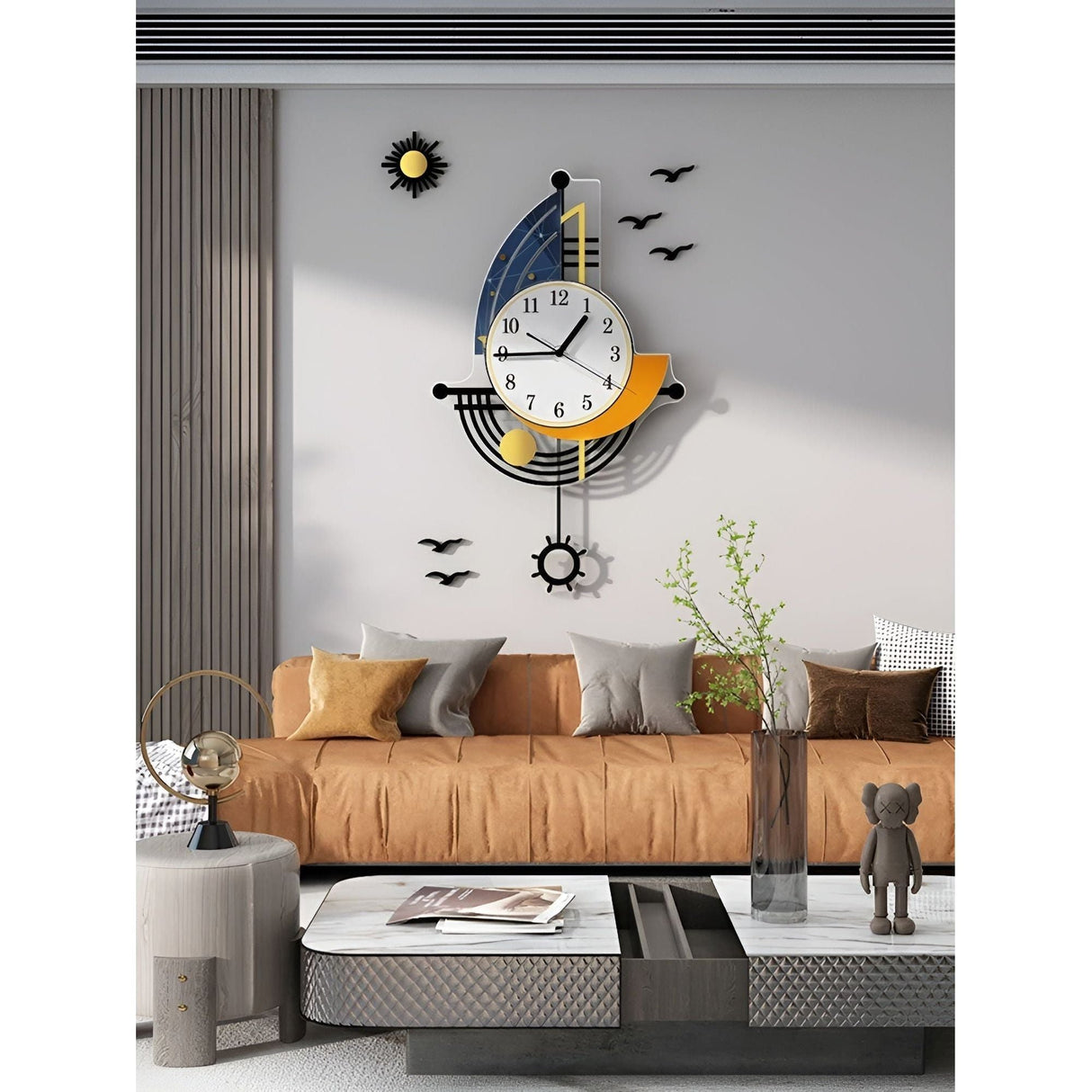 SailTime – Stilrent väggur med segelbåtsdesign som för in kustcharme inomhus Carvallo