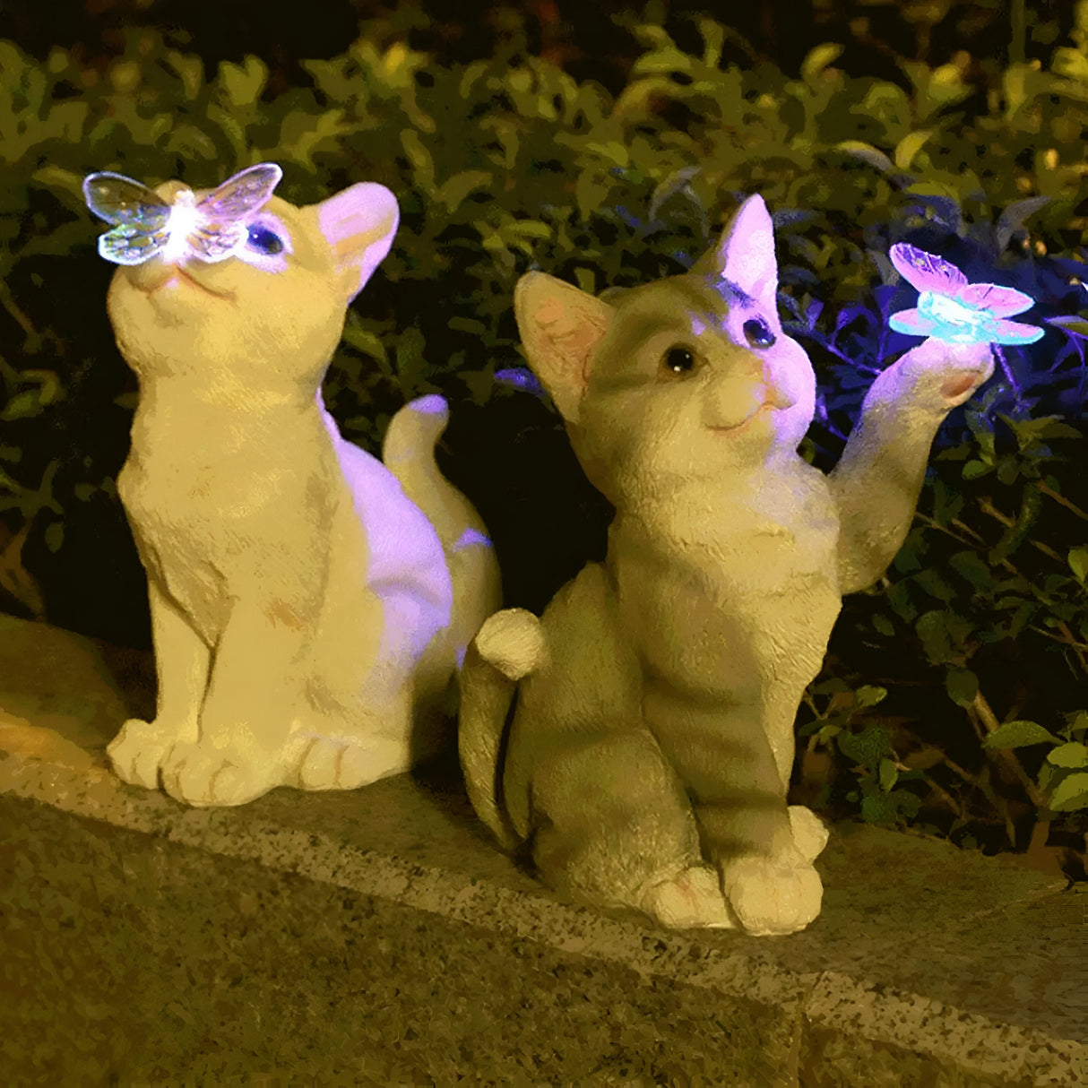 SolarPaws Ljus - Dekorativ Kattsolar LED Figur Figurine Ljus Carvallo