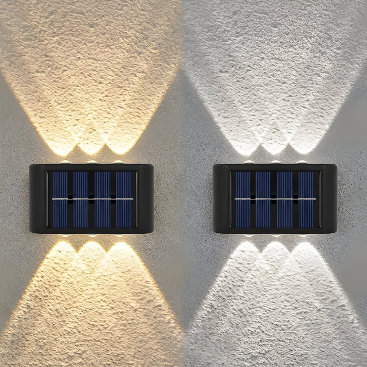 SolaraLux Ljus - Vattentålig Solar LED Upp- och Nedvägglampa Carvallo