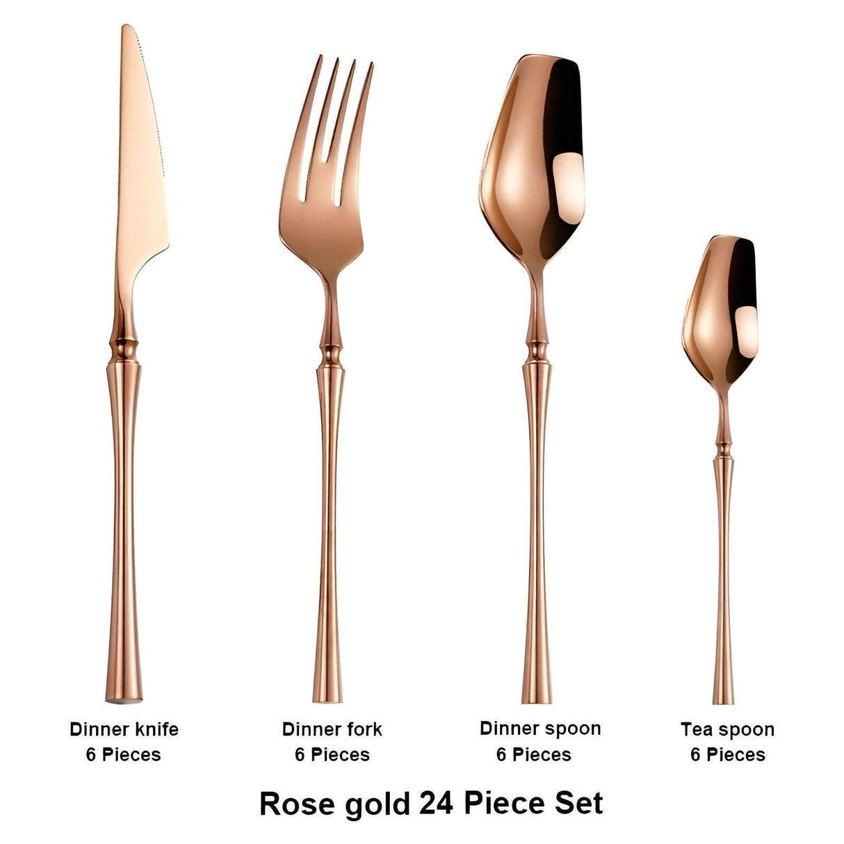 LuxeDining Bestickset - Rostfritt stål Diskmaskinssäkert bestickset 5 set Carvallo