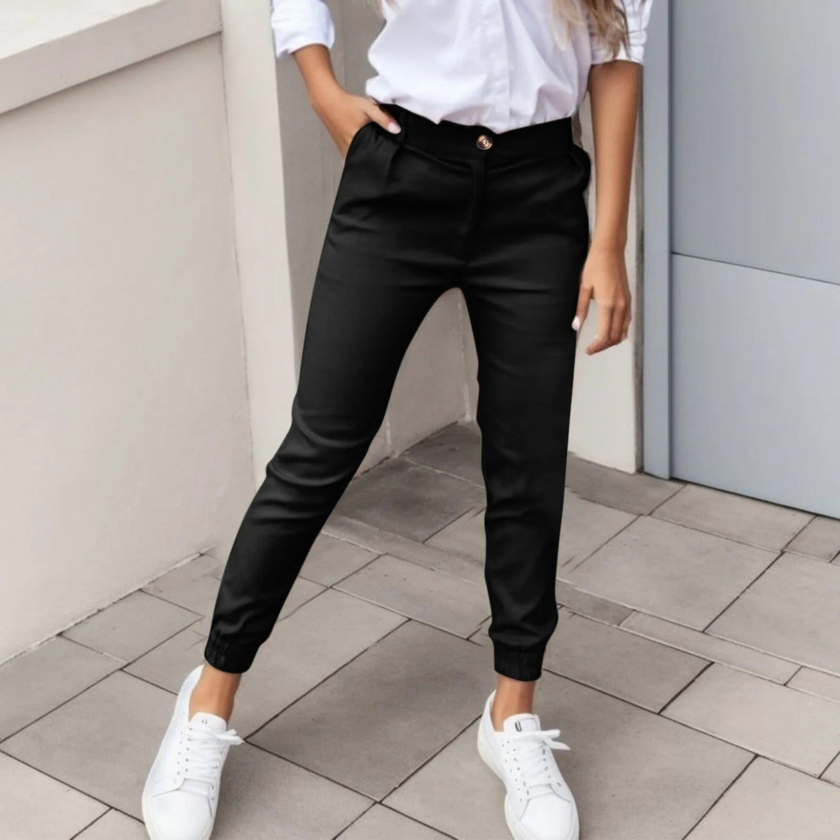 Ankelkorta Byxor för Kvinnor-Clothes for women-Bellasverige-Hemnix