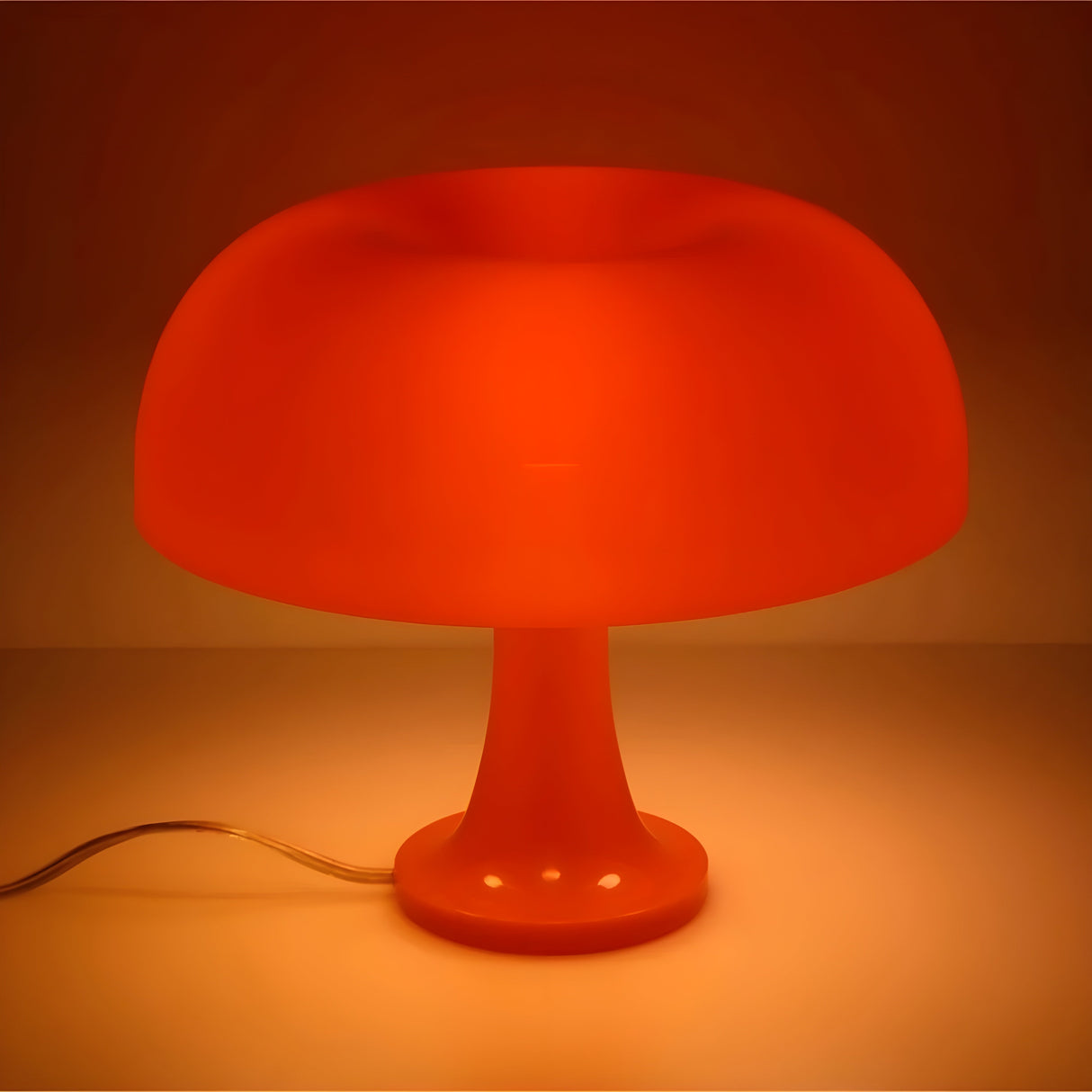 AuraMush Light – Minimalistisk Trådlös LED-Svamplampa Carvallo