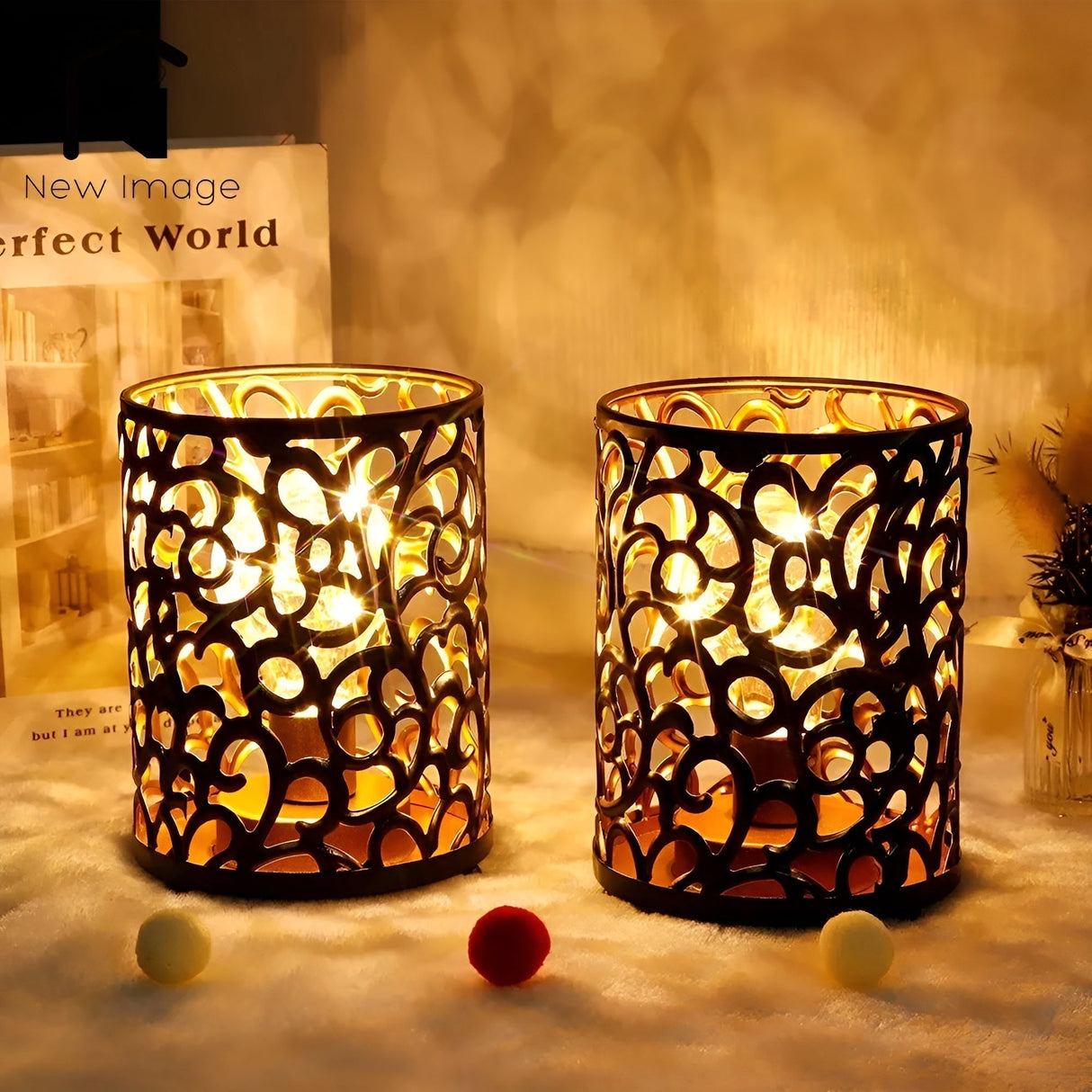 Carvallo - Trådlös bordslampa med dimbar LED för modern belysning Carvallo