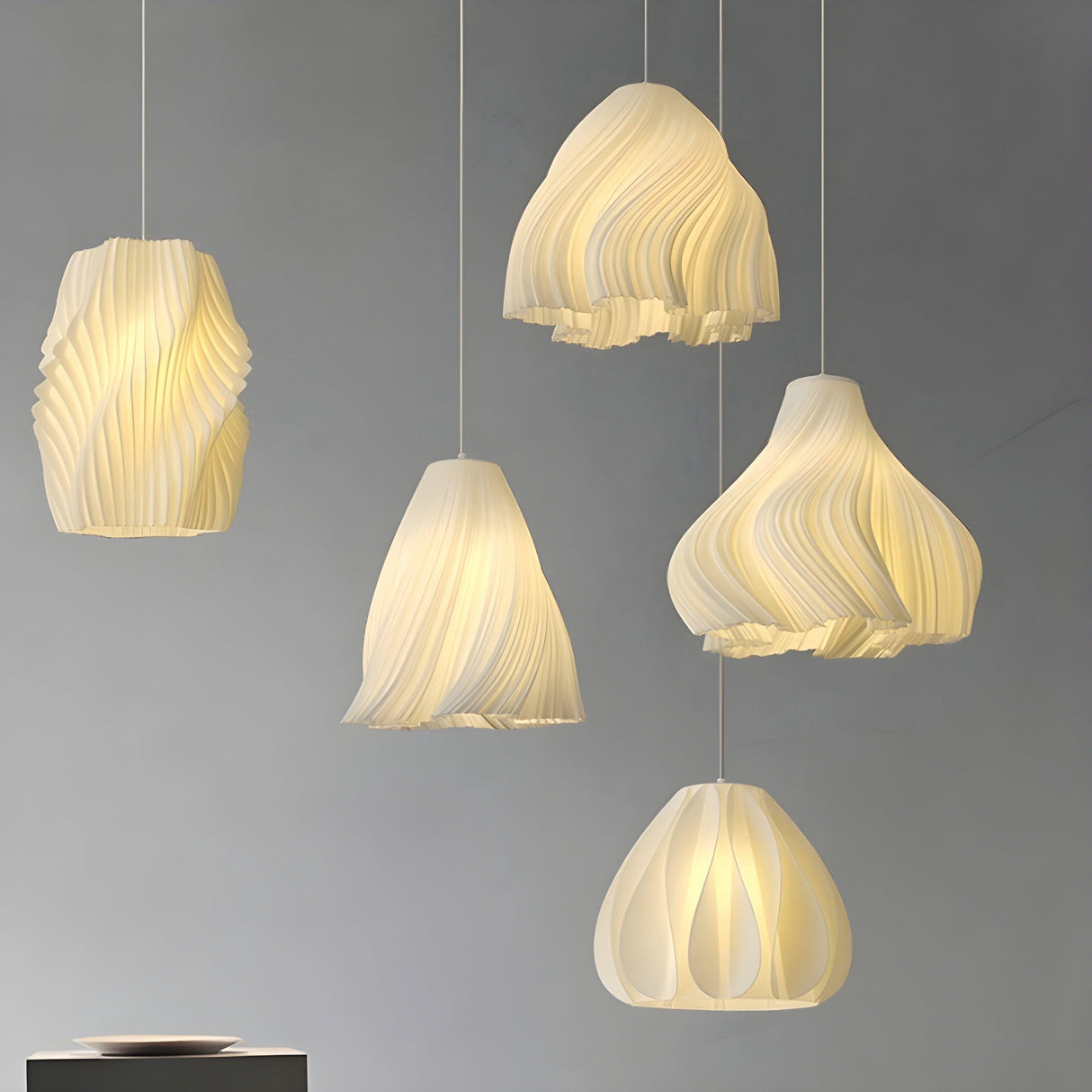 FloraBloom Light - Nordisk 3D-utskriven blomm som hänglampa Carvallo
