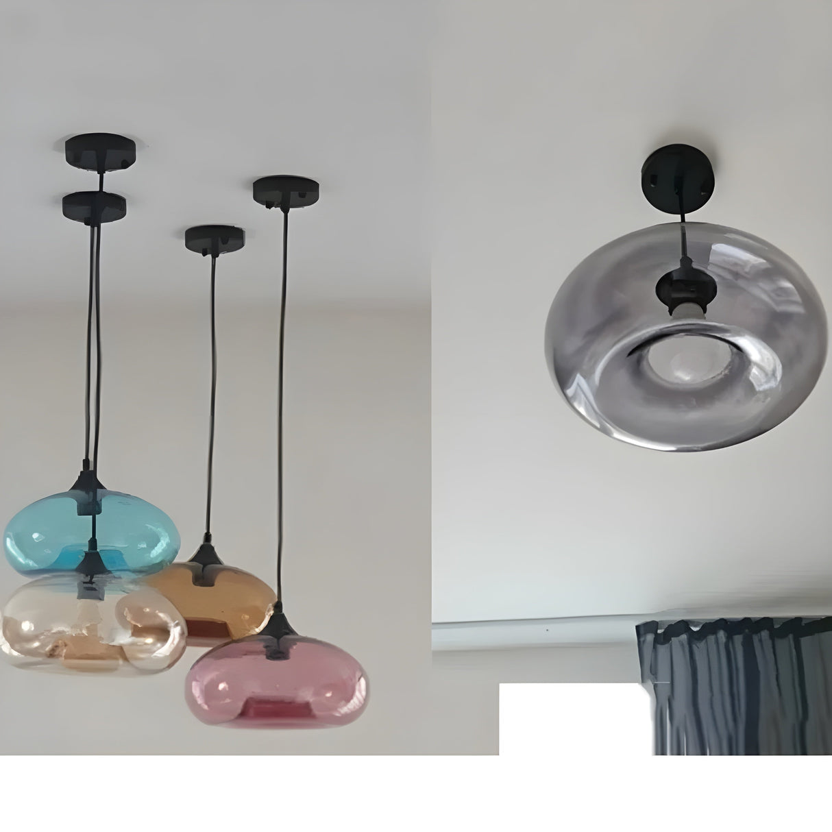 Färgglad glaspendellampa – Modern nordisk belysning för mysiga rum Carvallo