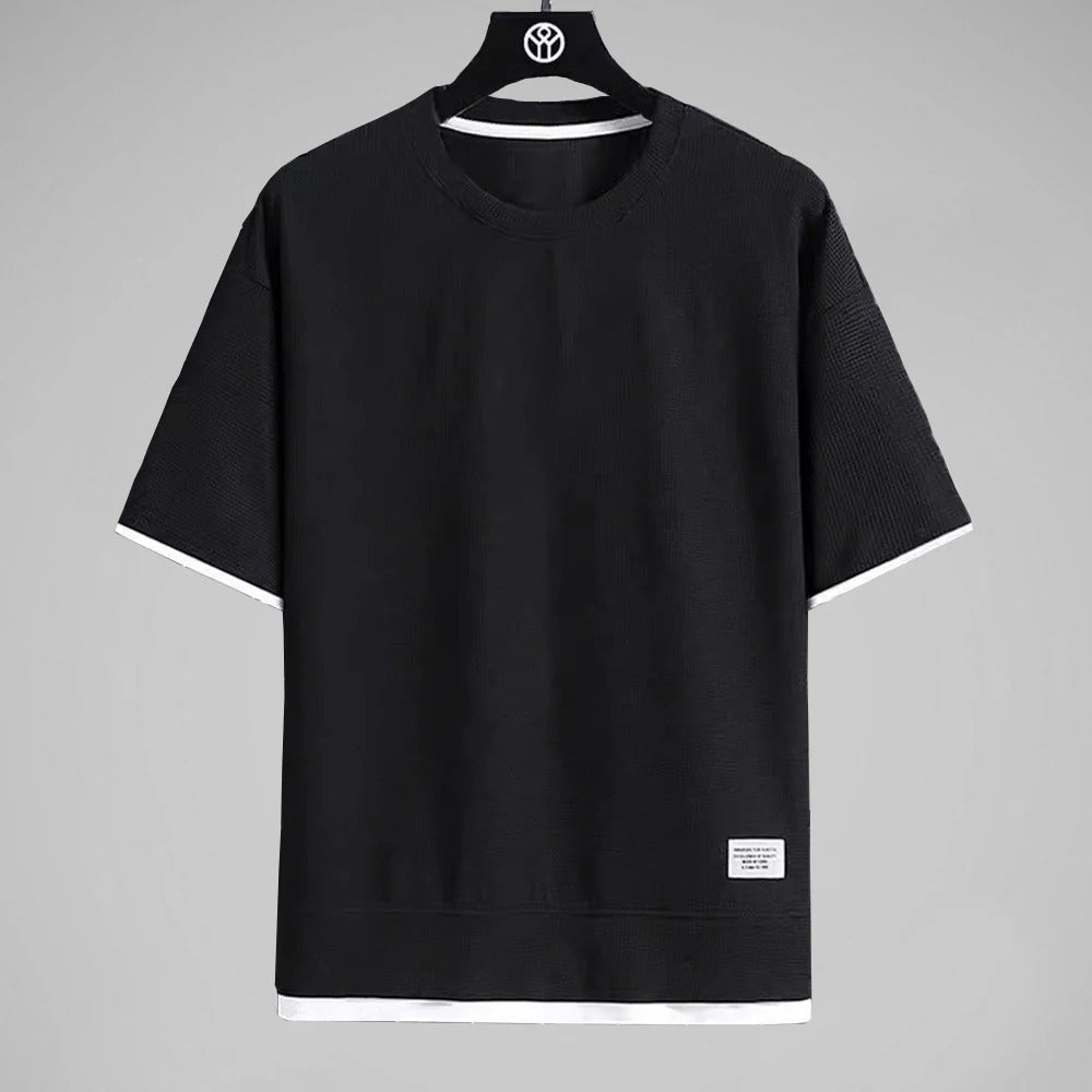 Premium våffel Tshirt för män-Hemnix-Hemnix