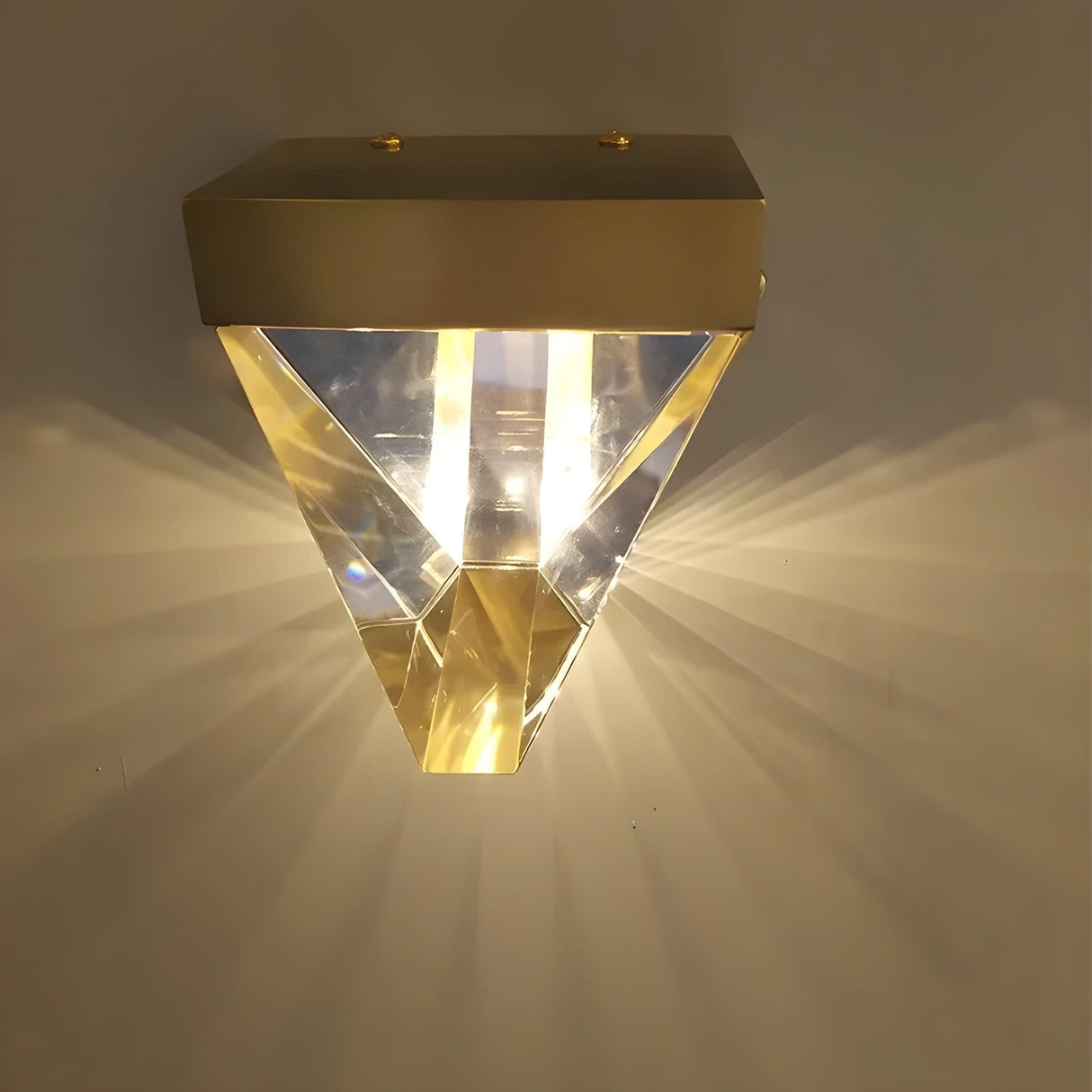 LumiCrystal Light - Minimalistisk kristall-LED-korridor-taklampor Carvallo
