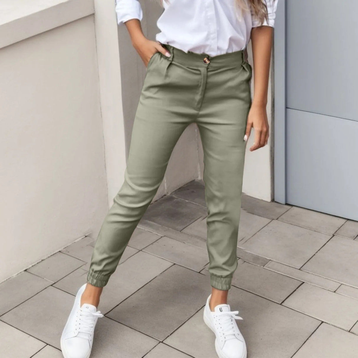 Ankelkorta Byxor för Kvinnor-Clothes for women-Bellasverige-Hemnix