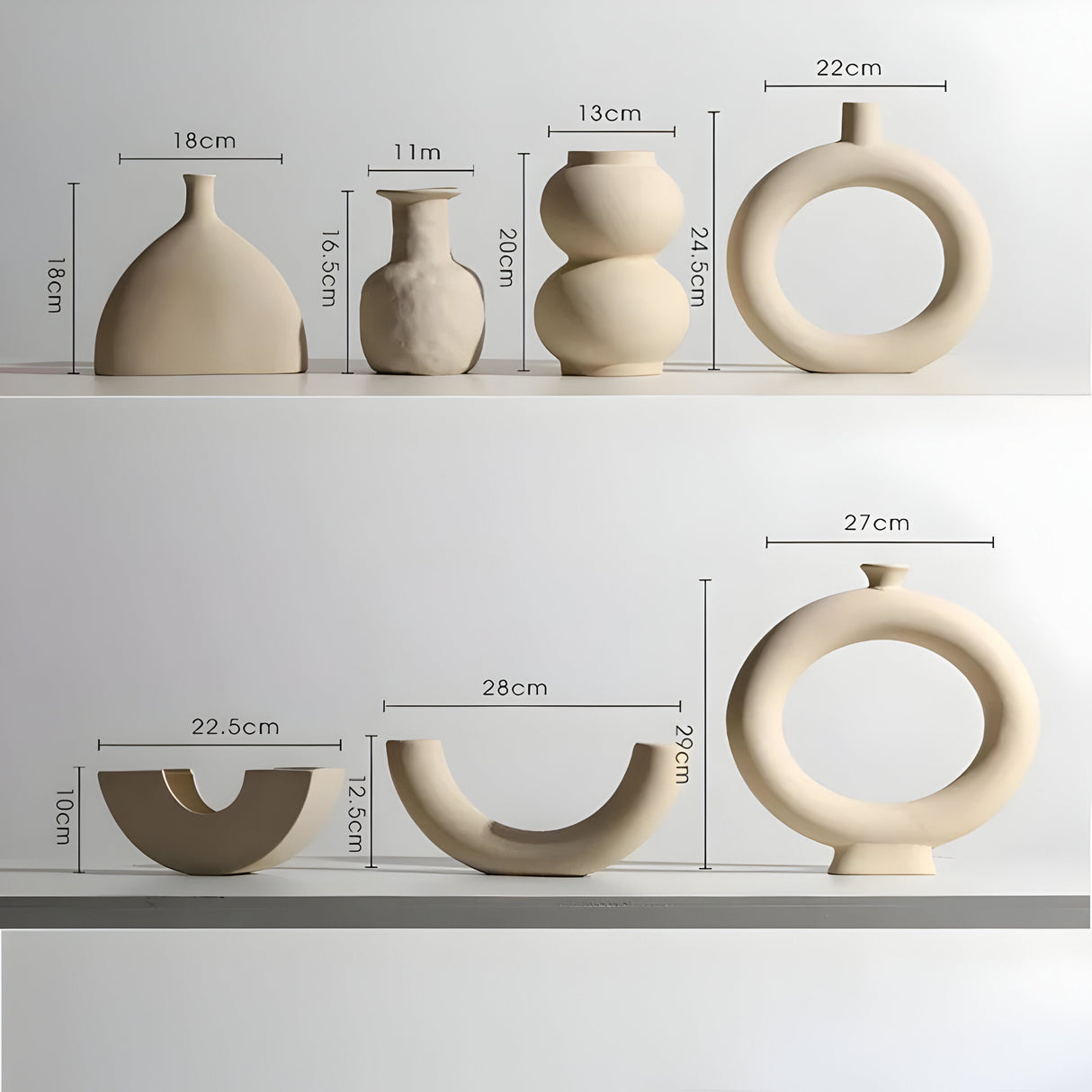 ClayHaven Vase - Modern Keramisk Blomvas Carvallo